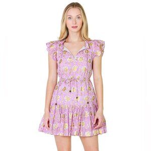 Oliphant Tuckernuck cinched flirty dress Haveli Rose